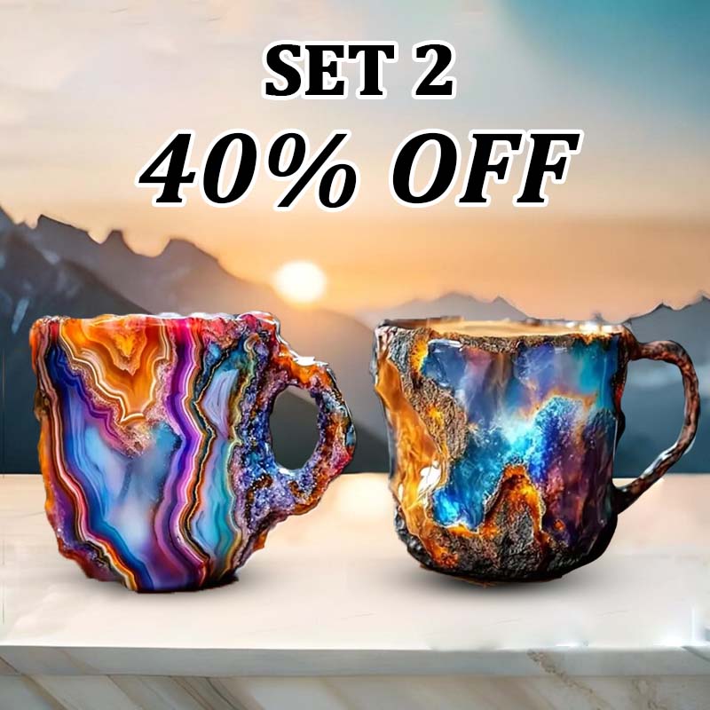 BowLift | CrystalBrew Coffee Mugs | Elegant mineral crystal mugs for a unique coffee experience