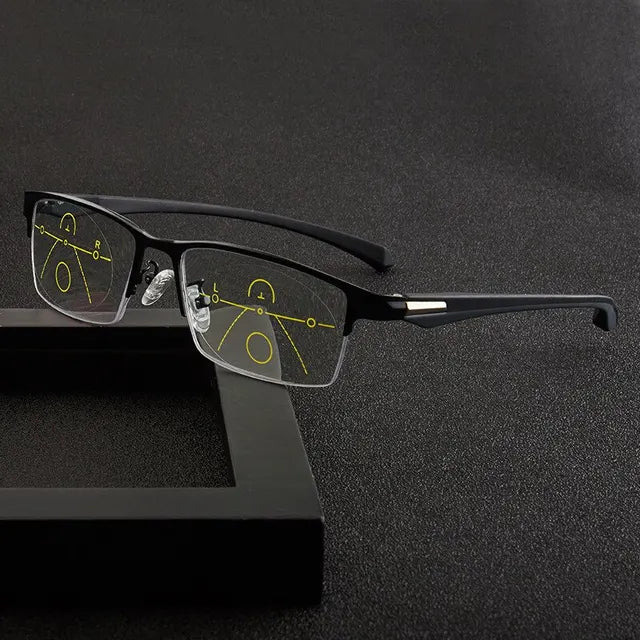 Multifocal progressive reading glasses with Anti-Blue Light | Bowlift