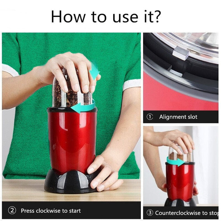Multifunctional Mini Juicer Blender Bowlift