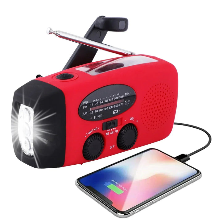 BowLift | Emergency Radio PowerSafe Mini – Compact emergency radio with flashlight and power bank