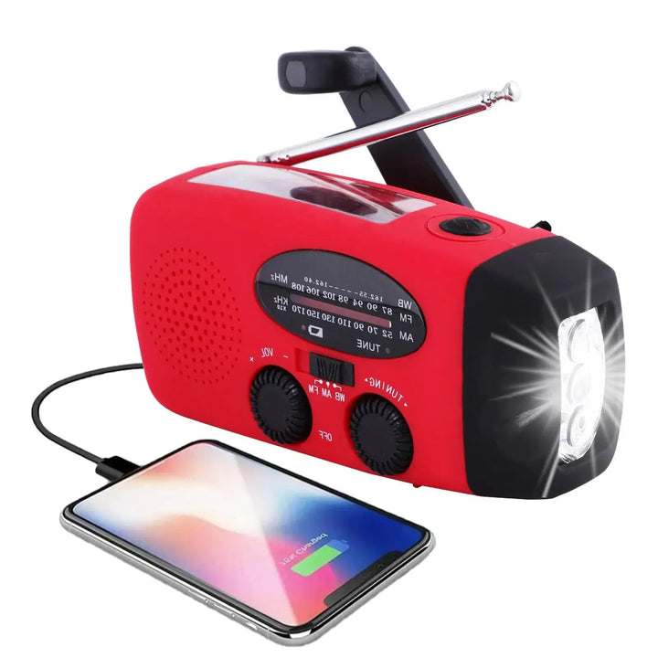 BowLift | Emergency Radio PowerSafe Mini – Compact emergency radio with flashlight and power bank