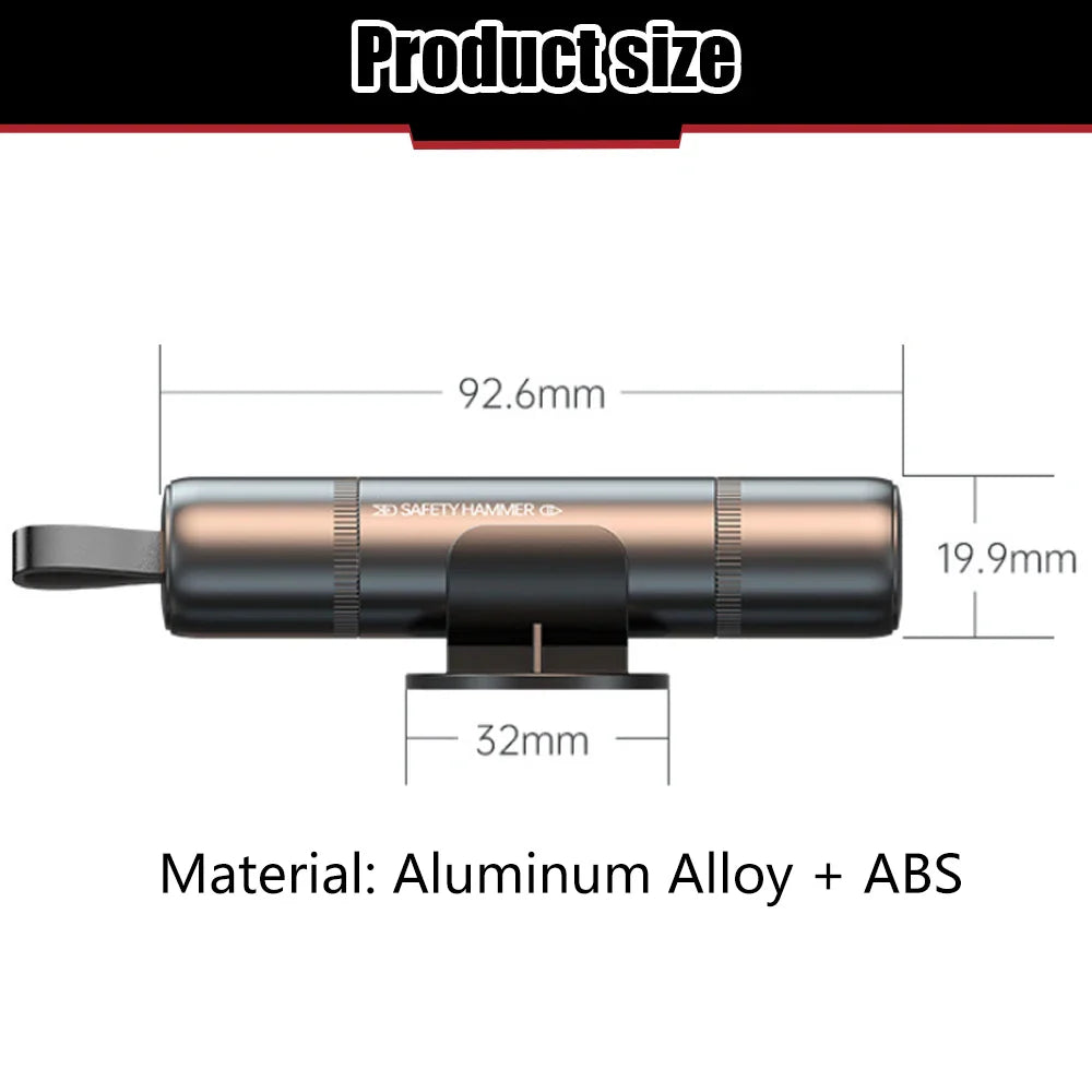 BowLift | Multifunctional Car Safety Hammer 2PCS