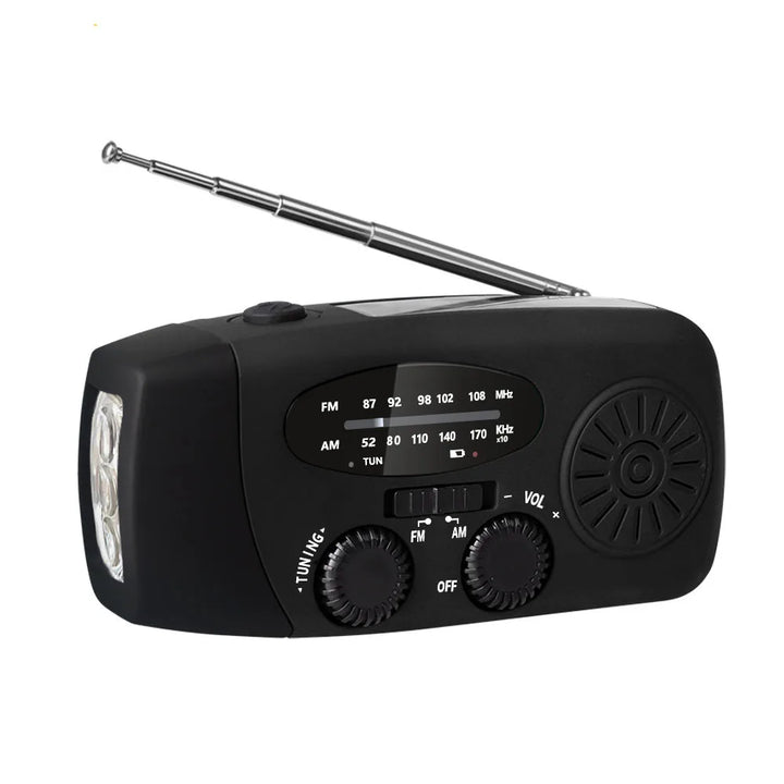 Buy Multifunctional Emergency Radio – Charging Function with LED Flashlight and Hand Generator for Mobile Phones – Best Emergency Radio | Bowlift