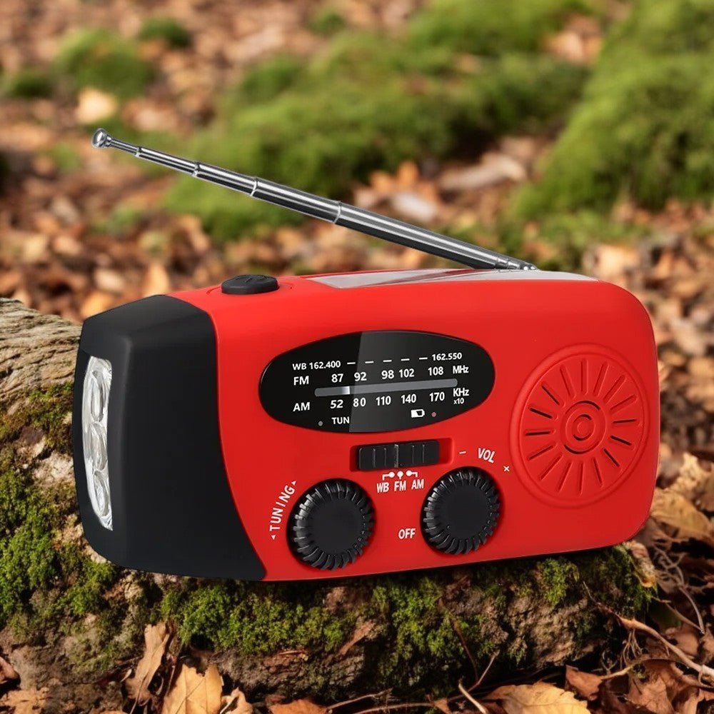 Buy Multifunctional Emergency Radio – Charging Function with LED Flashlight and Hand Generator for Mobile Phones – Best Emergency Radio | Bowlift