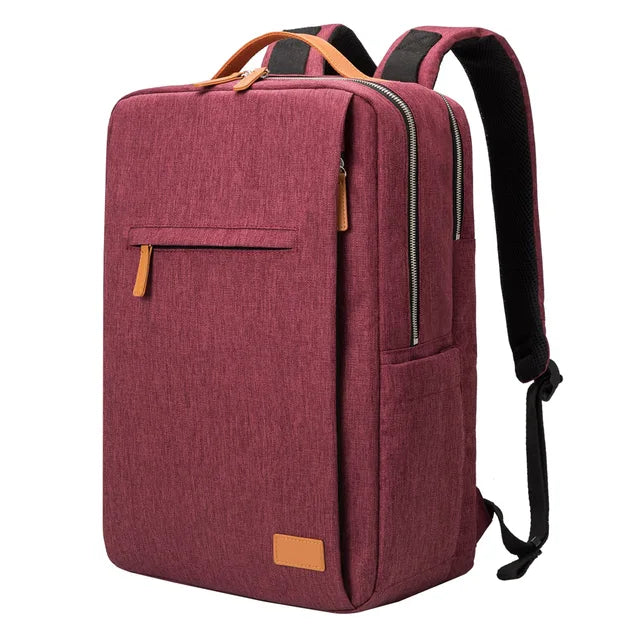 BowLift | TechPort Laptop Backpack with USB Charging Port – Water-Resistant Design for 15.6-Inch Laptops