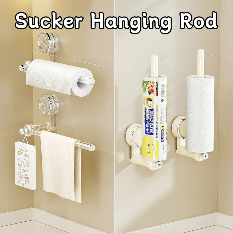 BowLift | Multifunctional Hanging Rod with Suction Cup – Redatable Design