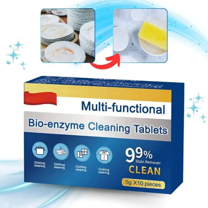 BowLift | Deep Cleaning Tabs with Bio-Enzyme – For Clothing, Shoes & More
