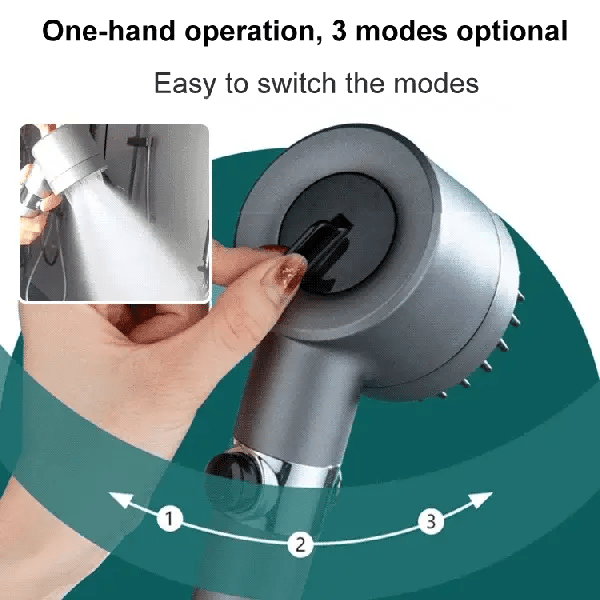 BowLift | Multifunctional Hydro-Therapy Massage Showerhead
