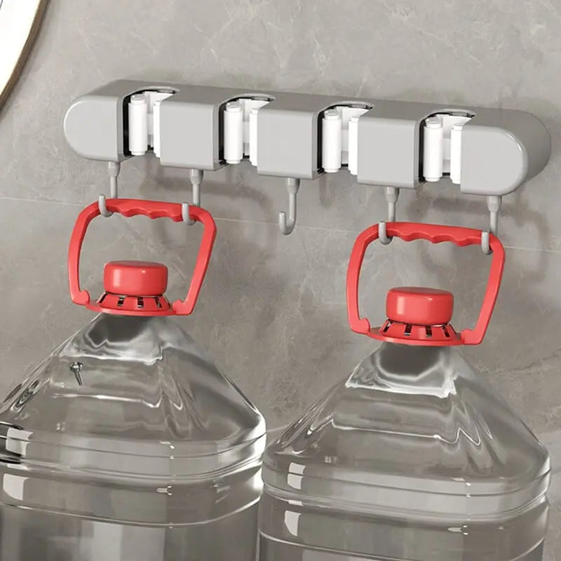 BowLift | Multifunctional Mop Holder with Hook – Self-Adhesive & Sturdy