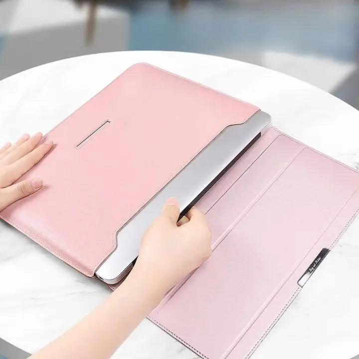 BowLift | Multifunctional Waterproof Laptop PRedection Sleeve – PU Leather Sleeve