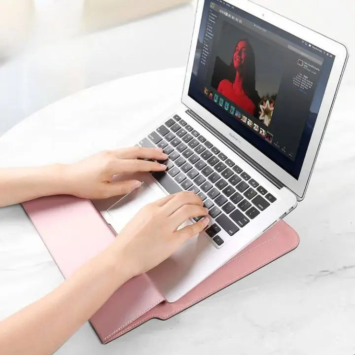 BowLift | Multifunctional Waterproof Laptop PRedection Sleeve – PU Leather Sleeve