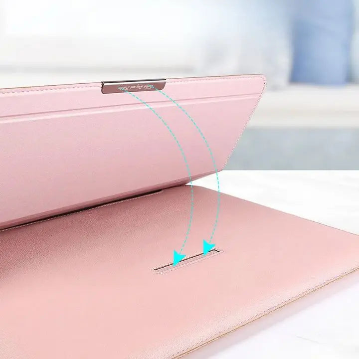 BowLift | Multifunctional Waterproof Laptop PRedection Sleeve – PU Leather Sleeve