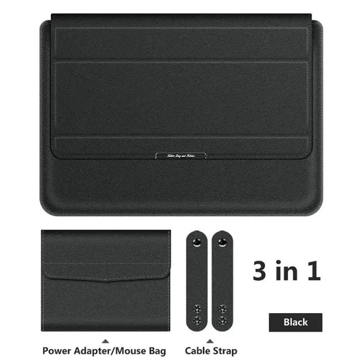 BowLift | Multifunctional Waterproof Laptop PRedection Sleeve – PU Leather Sleeve