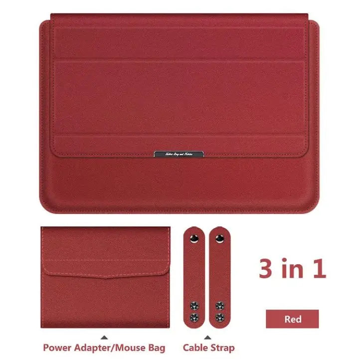 BowLift | Multifunctional Waterproof Laptop PRedection Sleeve – PU Leather Sleeve