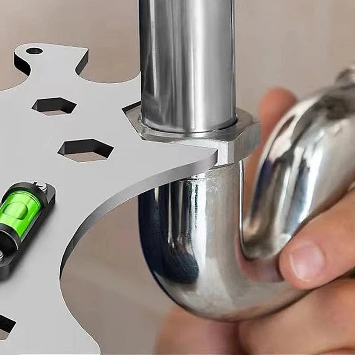 BowLift | Multifunctional Angled Wrench | Stainless Steel | Anti-Slip Design | Compact Tool