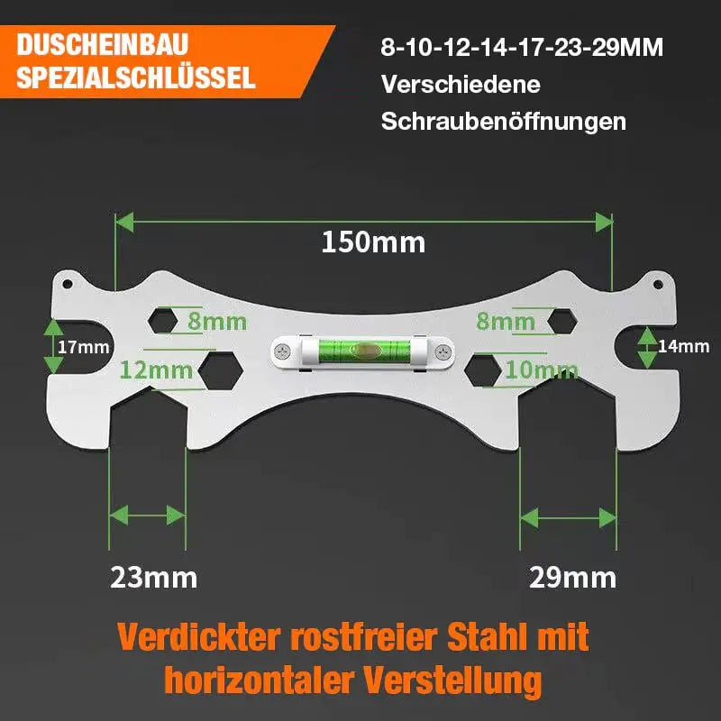 BowLift | Multifunctional Angled Wrench | Stainless Steel | Anti-Slip Design | Compact Tool