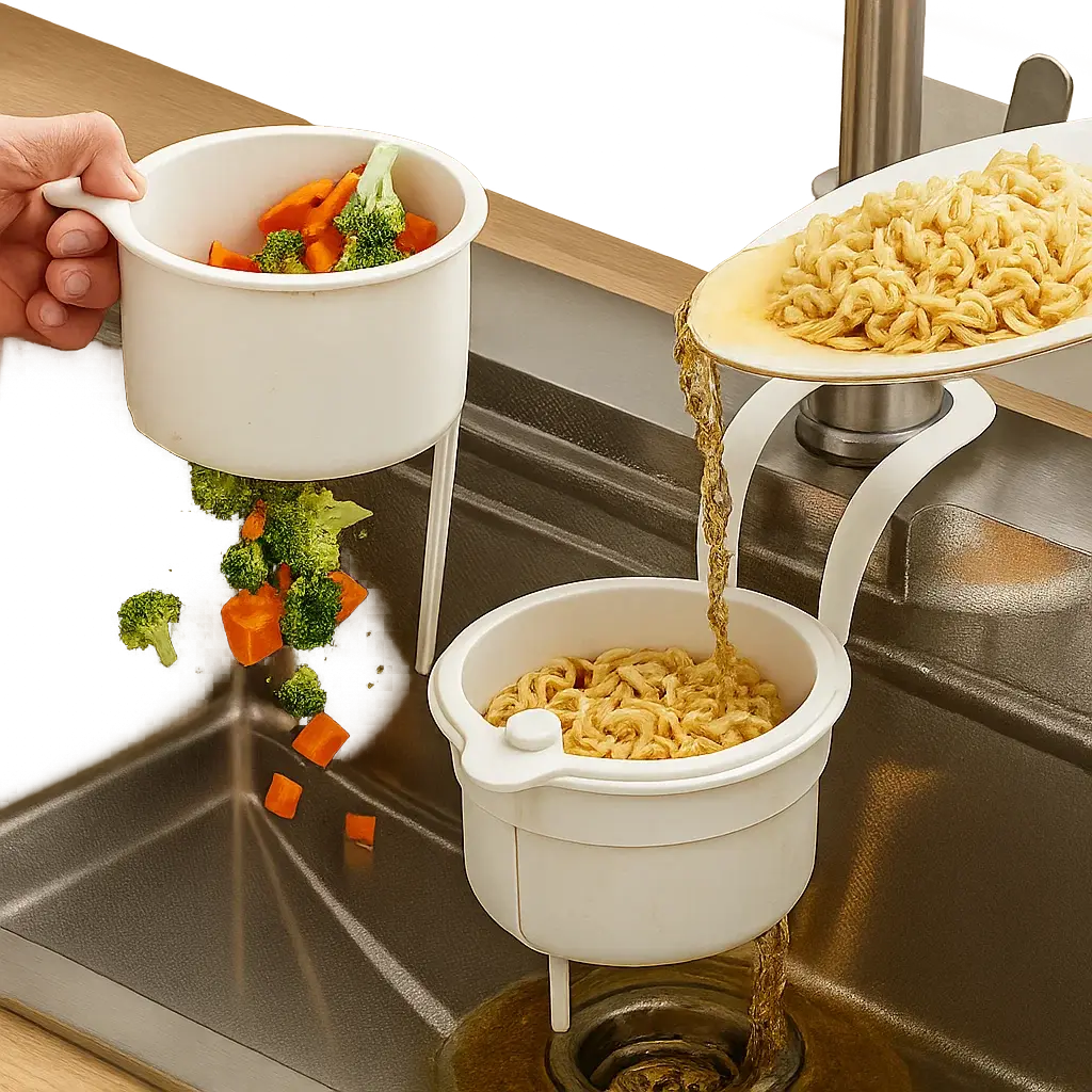 BowLift | Draining basket for hanging – Clean pouring without spilling