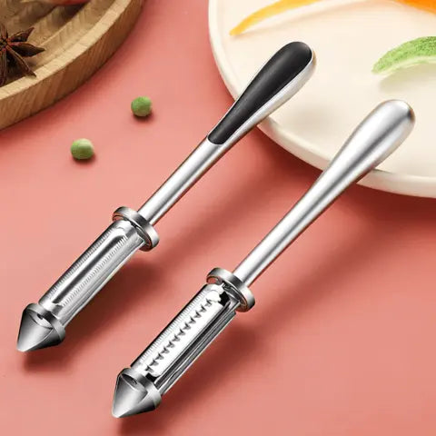 BowLift | Multifunctional Stainless Steel Vegetable Peeler – Peeling & Julienne with One Handle