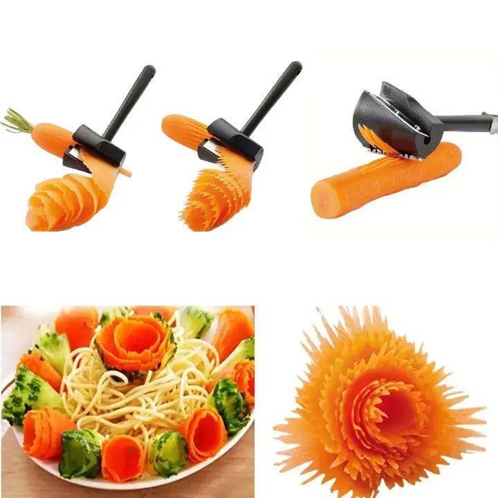 BowLift | Multifunctional Stainless Steel Spiral Cutter for Fruits and Vegetables