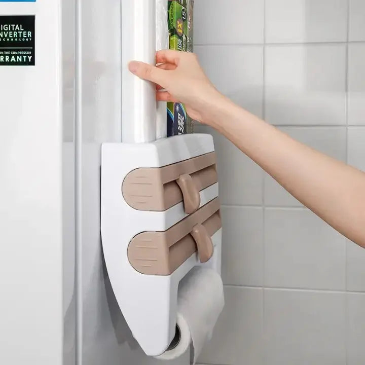 BowLift | Multifunctional Film Holder – Space-saving, drill-free, wall-mounted
