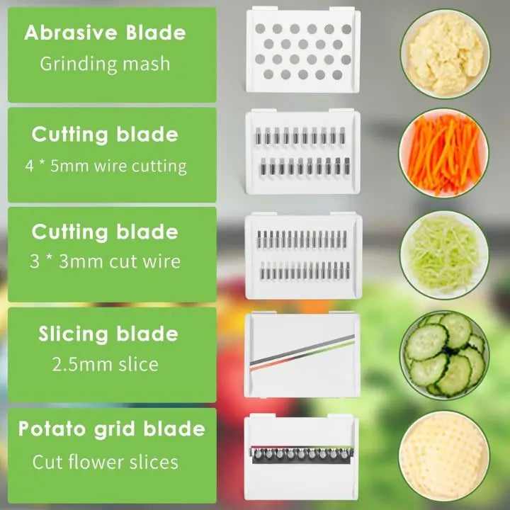 BowLift | Multifunctional Vegetable Cutter (5 Blades)