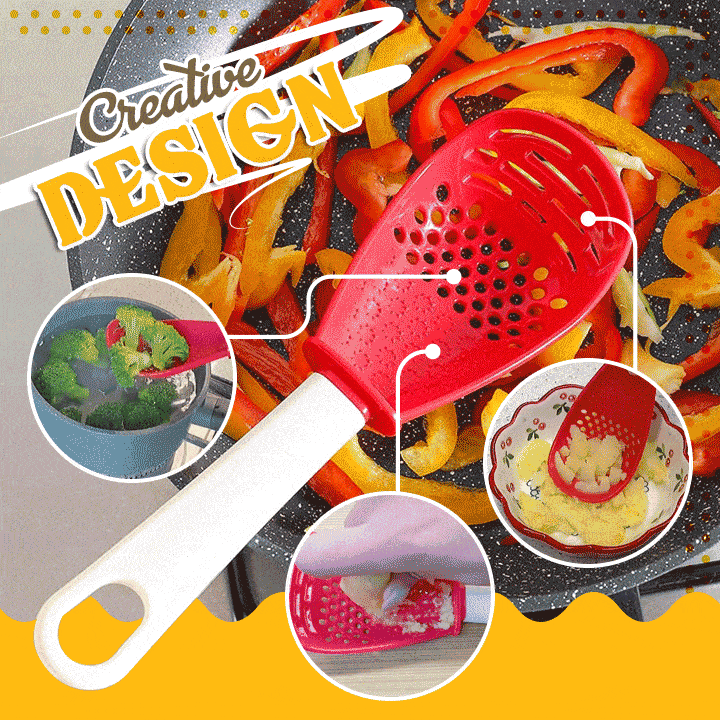 BowLift | Multifunctional kitchen spoon for mashing and straining
