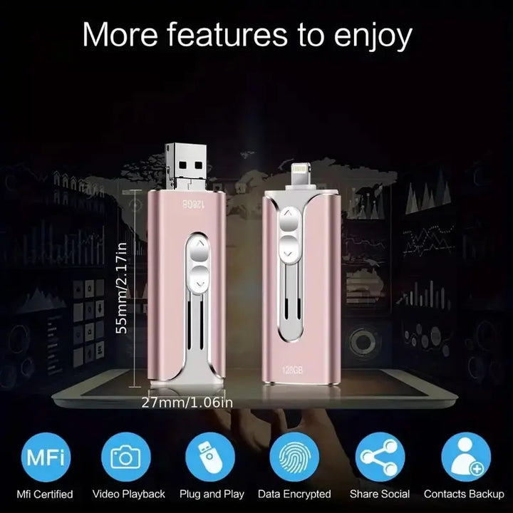 BowLift | Multifunctional USB Stick for iPhone, Android & PC Backup