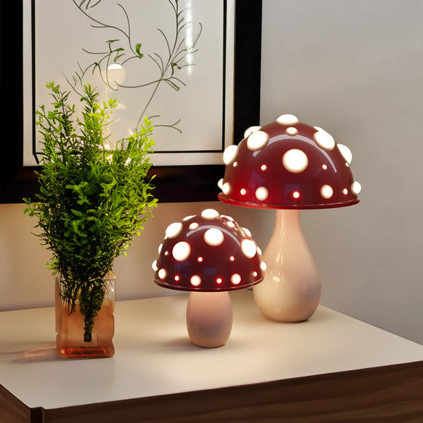BowLift | Mushroom Aura Lamp - Wireless Mood Light with Adjustable LED