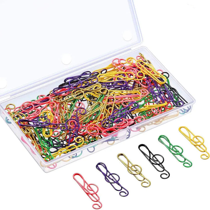 BowLift | Music note paper clips – for school, office & creative gifts