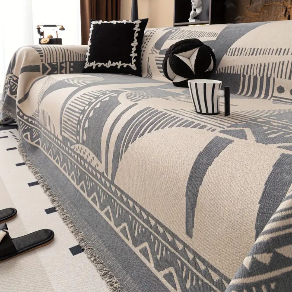 BowLift | Mystic Lines Pattern Sofa Cover