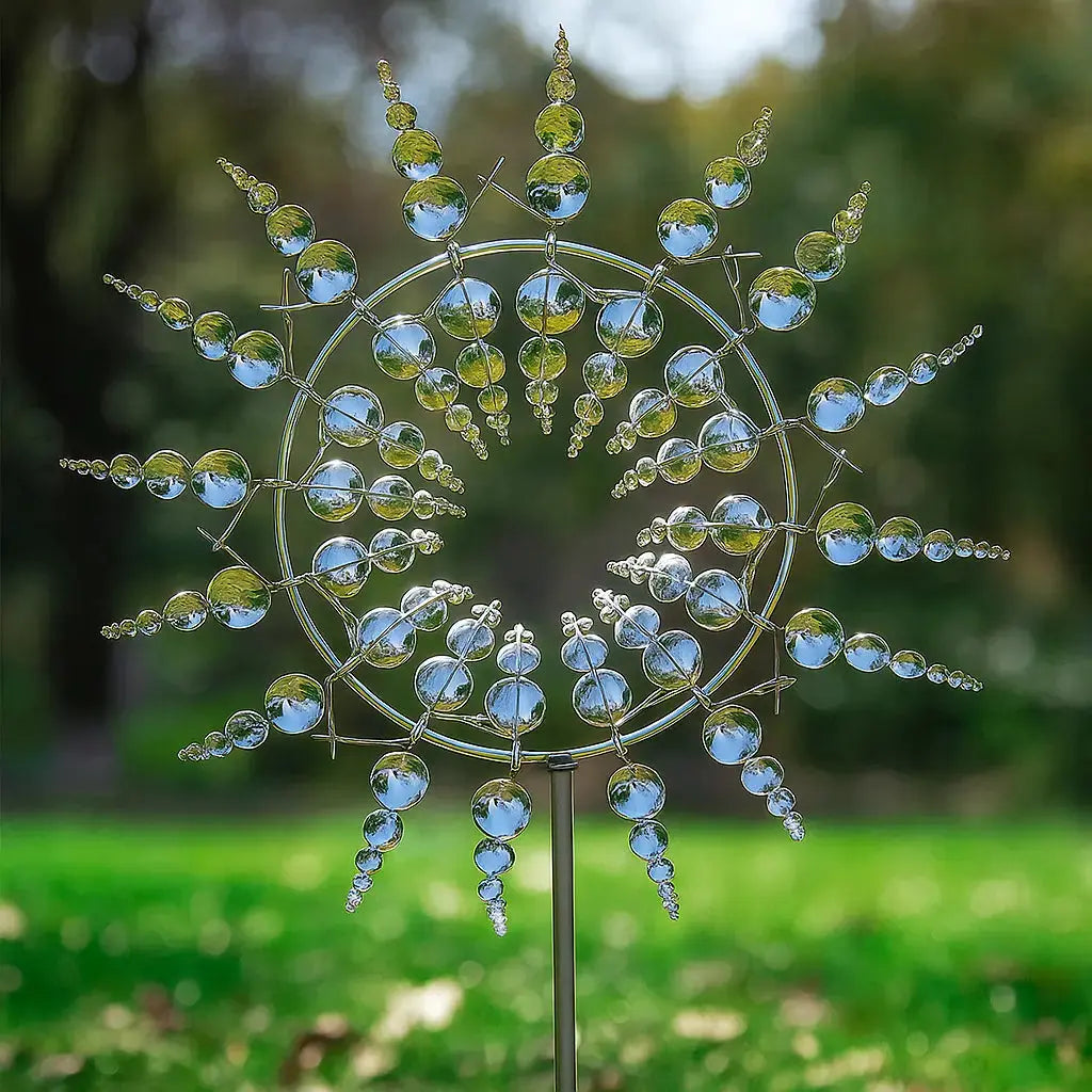 BowLift | Mysterious Metal Wind Spinner – Fascinating Garden Decoration with Relaxation Effect