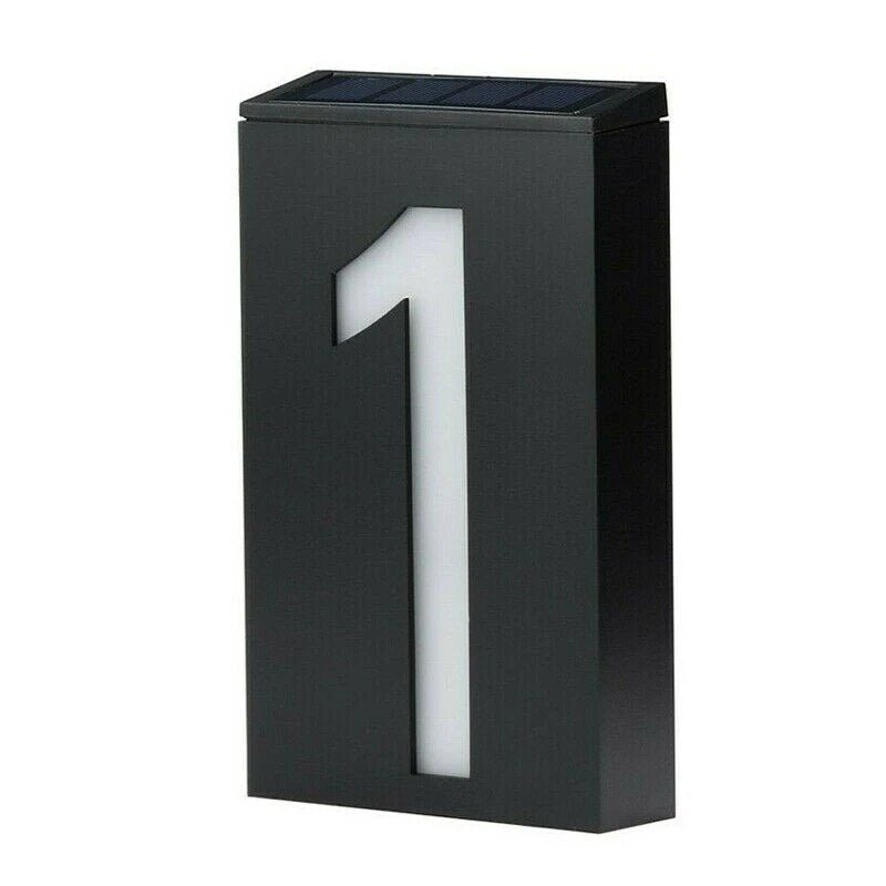 BowLift | Solar house numbers - eco-friendly - economical - modern design