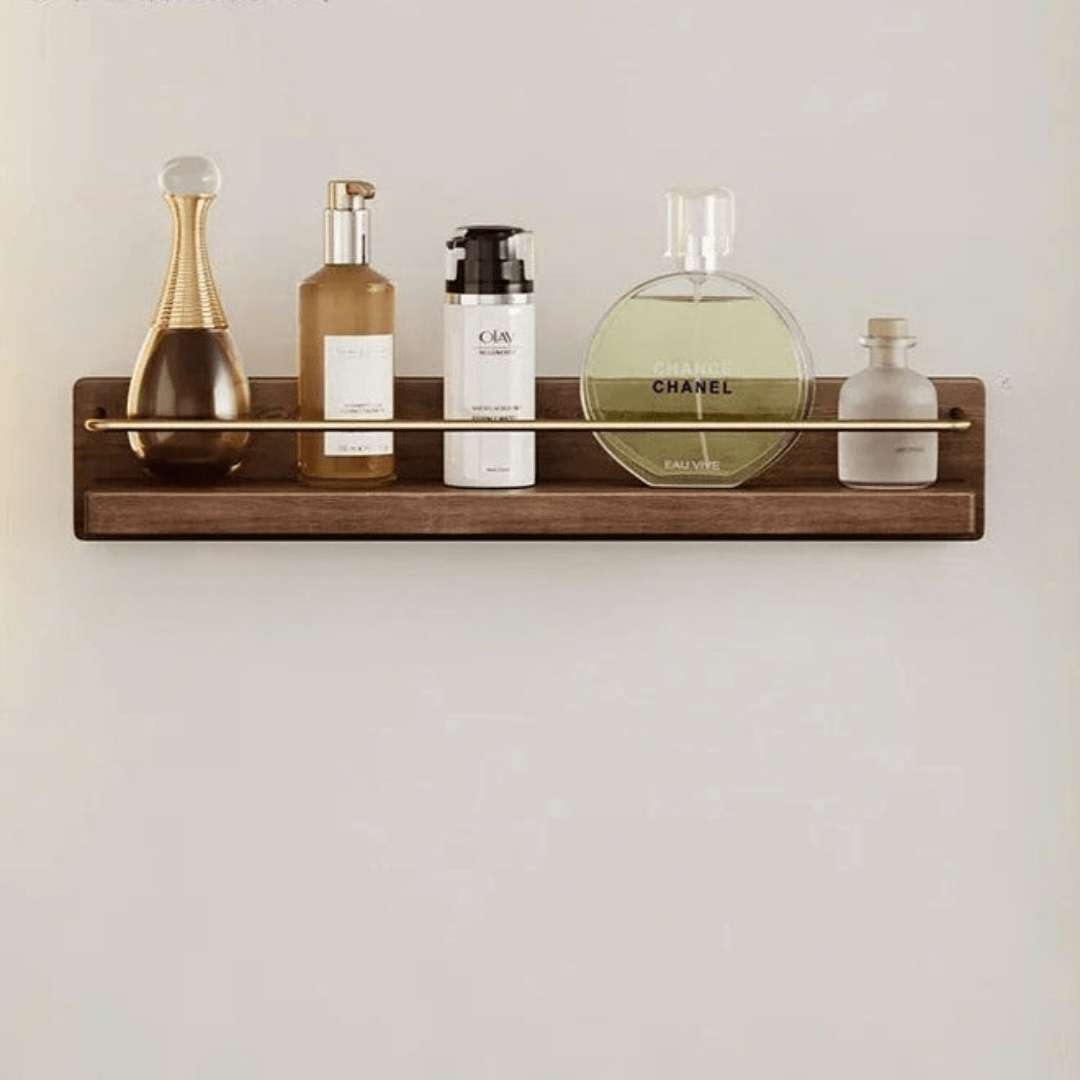 BowLift | Wall coat rack made of bamboo with shelf & sturdy hooks