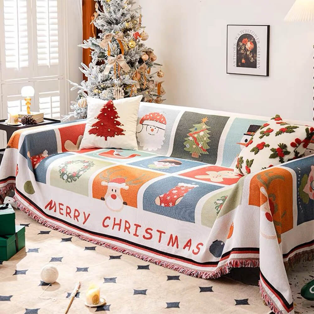 BowLift | Easy-care Christmas slipcover for sofas