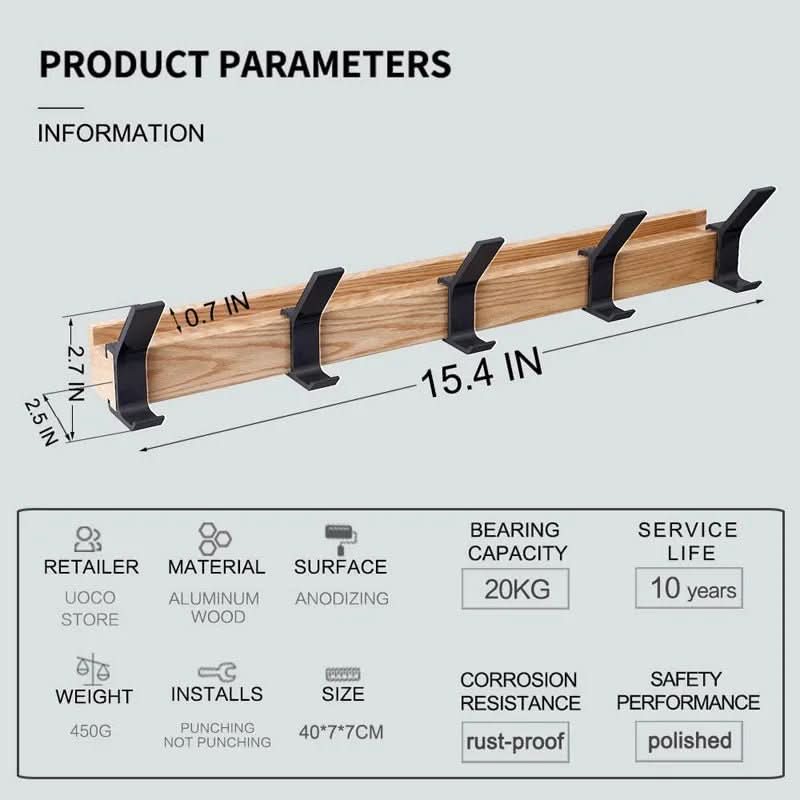 BowLift | Adjustable wall hook in Nordic design for stylish storage