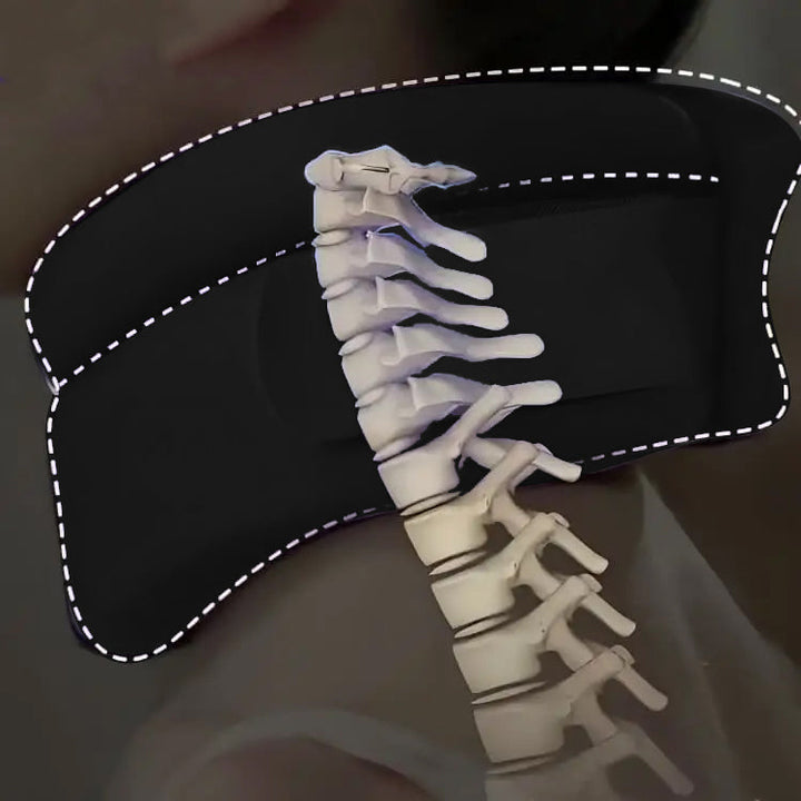 BowLift | SleepAlign Neck Support Against Snoring & Sleep Position – Comfortable and Breathable Anti-Snoring Pillow