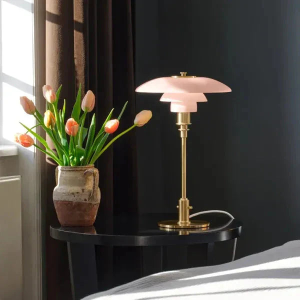 BowLift | Nightstand Lamp Pink Vintage
