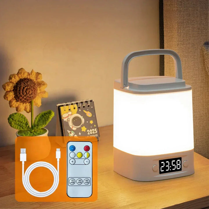 BowLift | Nightstand lamp with clock