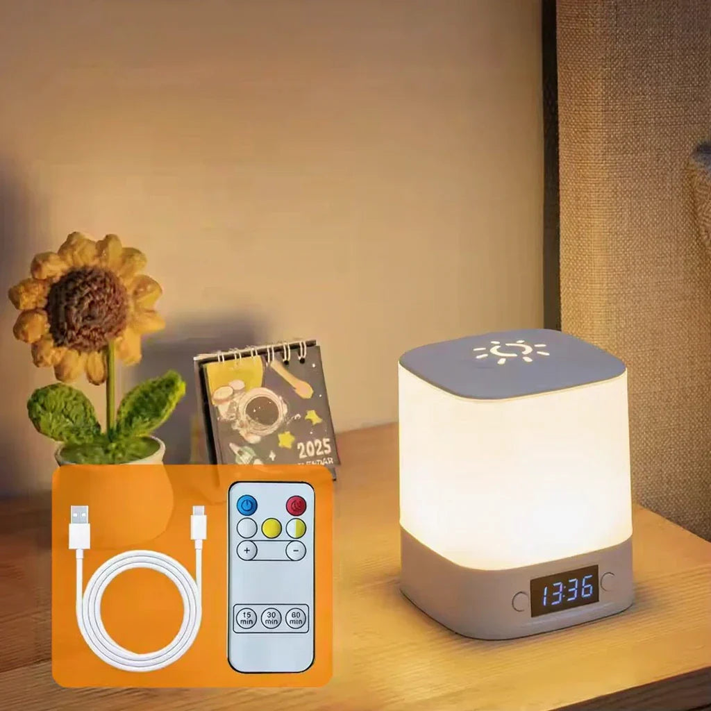 BowLift | Nightstand lamp with clock