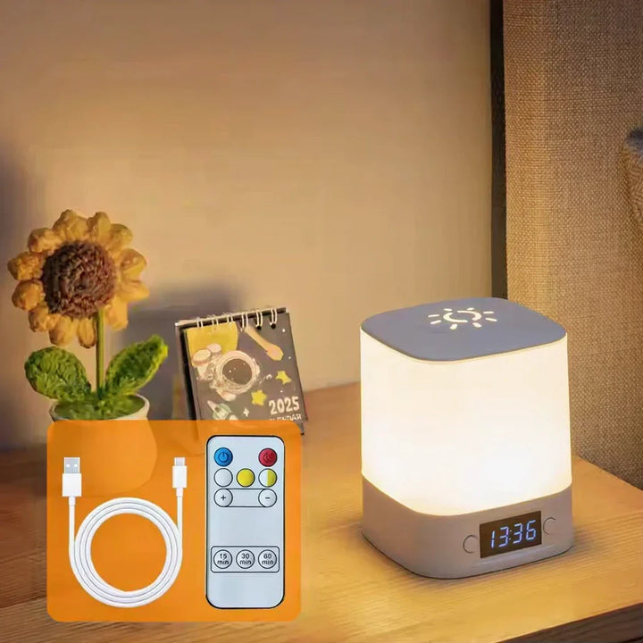 BowLift | Nightstand lamp with clock