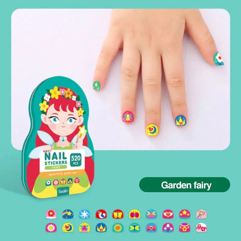 BowLift | Nail Sticker Set for Kids — Over 520 creative, waterproof designs