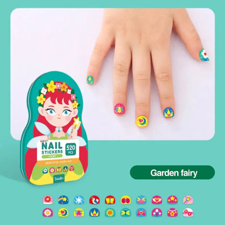 BowLift | Nail Sticker Set for Kids — Over 520 creative, waterproof designs