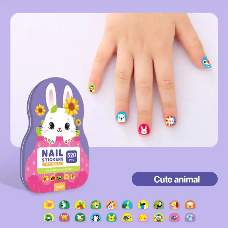 BowLift | Nail Sticker Set for Kids — Over 520 creative, waterproof designs