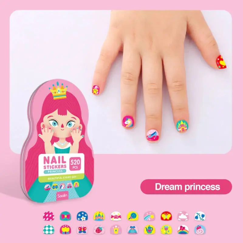BowLift | Nail Sticker Set for Kids — Over 520 creative, waterproof designs