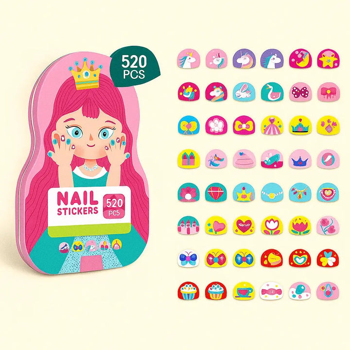 BowLift | Nail Sticker Set for Kids — Over 520 creative, waterproof designs