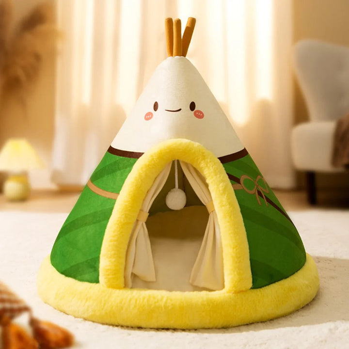 BowLift | Tent bed for cats made of soft fleece – Comfortable and stylish shelter