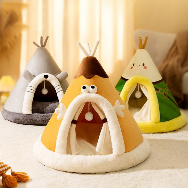 BowLift | Tent bed for cats made of soft fleece – Comfortable and stylish shelter