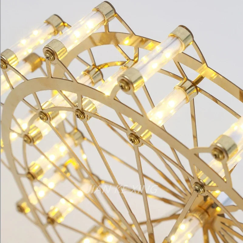 LED Ferris Wheel Desk Lamp, Decorative Lighting with Music Function, Retro Desk Light for Home | Bowlift