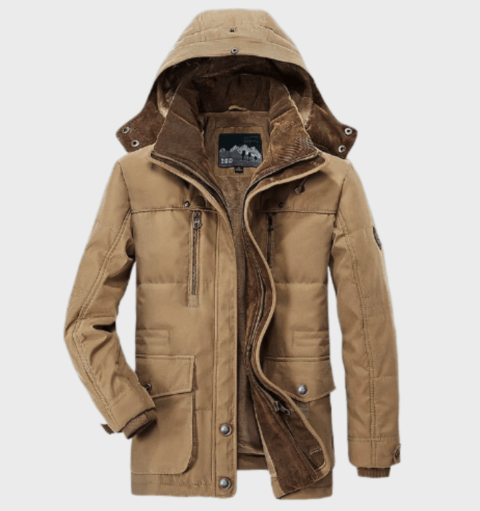 BowLift | FrostGuard – Men's winter jacket with hood
