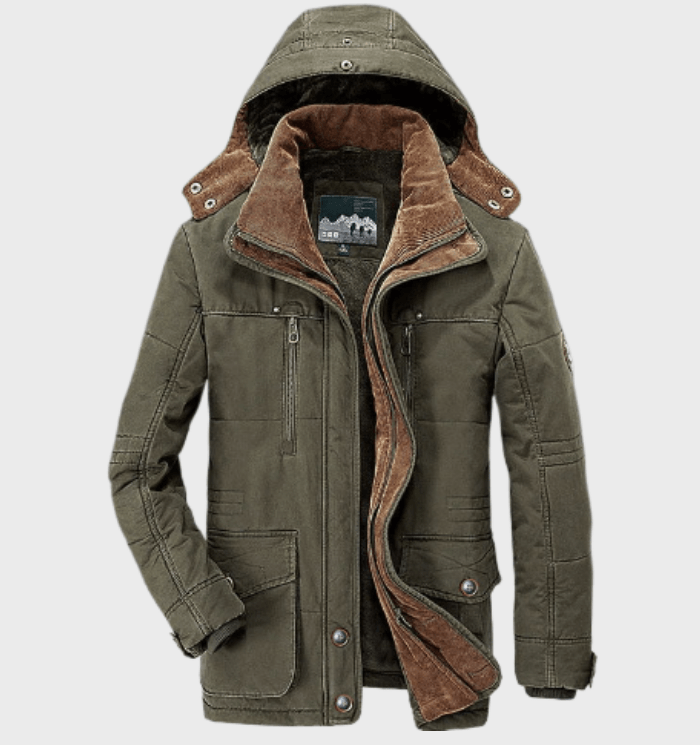 BowLift | FrostGuard – Men's winter jacket with hood